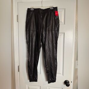 SPANX Leather-like Jogger Black